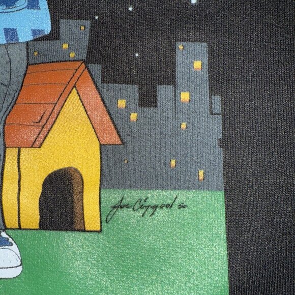 Snoop Doggy Dogg Doggystyle Black Hoodie Hip Hop Death Row Volkswagen Size Small - Picture 4 of 5